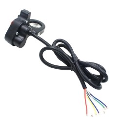 Motorcycle Bicycle Handlebar Mounting Switch Button 3 in 1 Design (for LED Headlight, Speakers, Turn Signals)