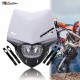 Motorcycle Dirt Bike Headlight Assembly Ghost Face Fairing Lamp KTM EXC SX SXF EXC MX SMR Universal Headlamp Assembly green