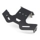 Motorcycle License Plate Frame Holder Bracket with Light for YAMAHA R25 R3 MT-25 MT-03  black