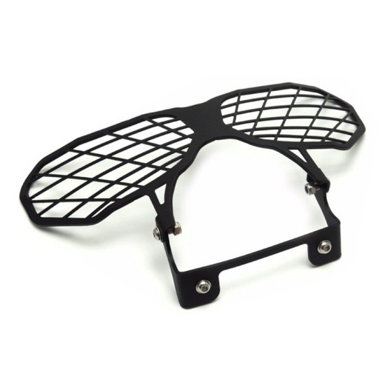 Motorcycle Modification Headlight Grille Guard Cover Protector for HONDA CRF1000L black