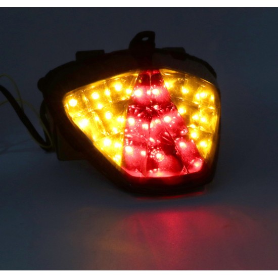 Motorcycle Rear Tail Light Brake Integrated LED Taillight for HONDA CBR250R CBR300R CB300F Transparent shell