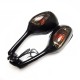 Motorcycle Rearview Side Mirrors for Suzuki GSXR 600 750 1000 with Turn Signal Light Black hood