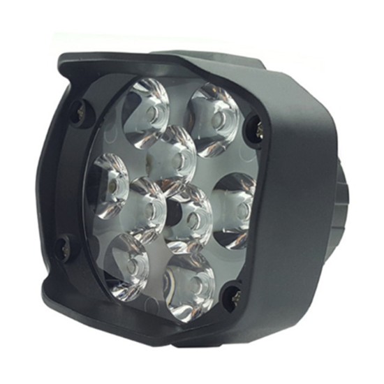 Motorcycles Headlight 6500k 1500lm 12v 15w Super Bright 9 Led Spotlight White light