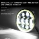 Motorcycles headlight 5.75" Round LED Projection Headlight for Motorcycle White light