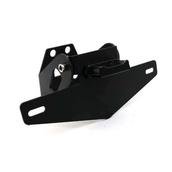 Motorsports License Plate Frame with Light Compatible for KAWASAKI NINJA250/400 Z900 z650 black