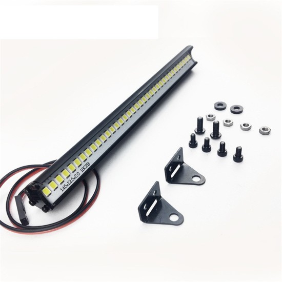 RC Car LED Light Bar 36 Leds for Trx4 Axial SCX10 90046 D90 Body RC Rock Crawler Truck Body Shell Roof Lights Universal