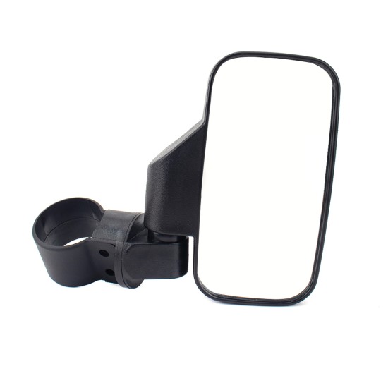 Rear Side View Mirror For 1.75 inch 2 inch Clamp UTV ATV Polaris Ranger 400 500 800 XP black