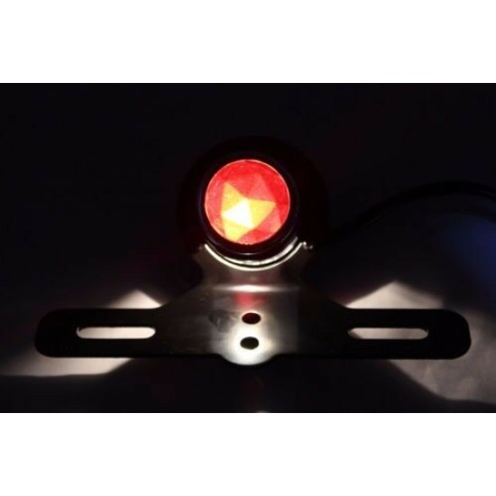 Retro Motorcycle ABS Tail Brake Light Lamp for  Bobber Chopper Cafe Racer CB