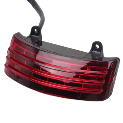 Tri-Bar Splash Guard LED Tail Brake Turn Signal Light for  Touring Street Glide