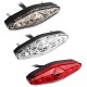 Universal LED Taillight Mesh Grill Brake Stop Lamp Motorcycle Light Plate Warning Light Red lamp shell