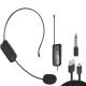 2.4G Wireless Headset Microphone Rechargeable Lavalier Microphone for Teacher Teaching 1 to 1