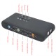 7.1 Stereo Sound Card Usb Optical Interface Dual Microphone Connector True 8 Channel External Sound Card Black