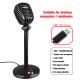 Computer Rotatable Usb  Microphone Drive-free Voice Chat Device Video Conference Microphone black