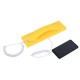 Fashion Retro Phone Handset Mic Telephone Cell Phone Handset Receiver External Headset Yellow