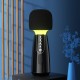 L868 Wireless Bluetooth Microphone Home Karaoke Professional Handheld Mic Speaker Audio Mp3 Player Black