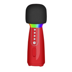 L868 Wireless Bluetooth Microphone Home Karaoke Professional Handheld Mic Speaker Audio Mp3 Player Red