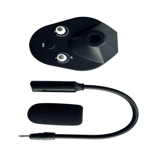 Portable Microphone With Reverb Variation Adjustable Knob Intelligent Noise Reduction Mic As shown