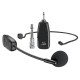 Uhf Wireless Microphone Handheld Head-mounted Micr for Voice Amplifier Speakers 1 to 1