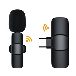 Wireless Lavalier Microphone Studio Gaming Live Broadcast Lapel Clip Professional Mic