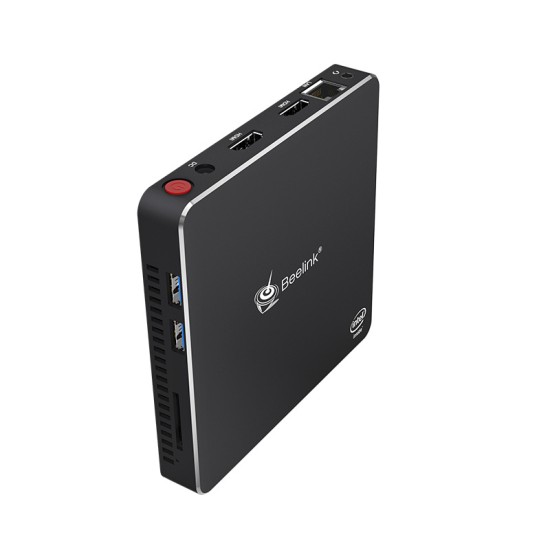 Beelink Gemini T34 Mini PC N3450 128/256/512GB Intel Apollo J3455 Quad Core 8GB RAM black_8 + 128 EU Plug