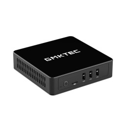 Gmktec Mini PC Nucbox 3 Desktop Computer Win Kb3 J4125 Quad Core Palm Pocket Computer Black 8+128GB EU Plug