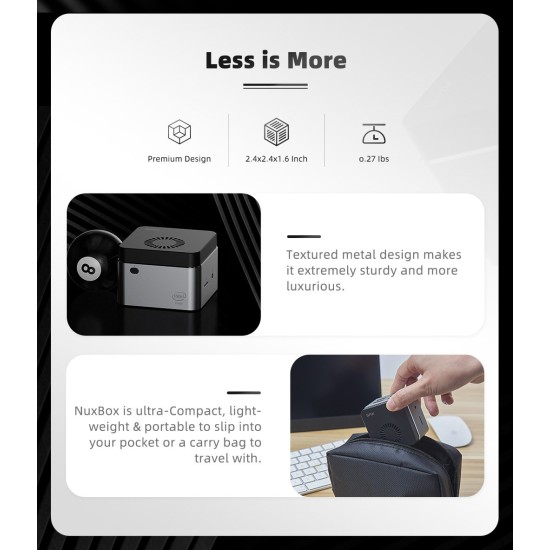 Most Powerful Palm-sized 4k Mini  Pc Metal Mini  Host Desktop Computer 8gb + 512gb Ssd High-speed Storage 512G EU Plug