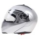 105 Full Face Helmet Electromobile Motorcycle Transparent Lens Protective Helmet Silver XL