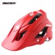 Bikeboy Bicycle Mountain Bike Helmet Riding Integrally Molded Bicycle Highway Men And Women Safe Accessories Equipment red_Free size