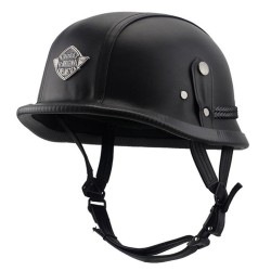 Helmet Personal Retro Cruiser Motorcycle Helmet Black L