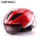 Lightweight Unisex Cycling Helmet with Detachable Magnetic Goggles Aerodynamic Helmet for Motorcycle Bike Riding  dark green_M (54-58CM)