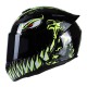 Men Women Motorcycle Helmet Large Tail Full Face Helmet Racing Motorcycle Running Helmet Yellow_L