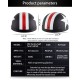 Motorcycle Electric Bike Retro Style Sunscreen  Helmet Couple Half Helmet With Goggles as shown