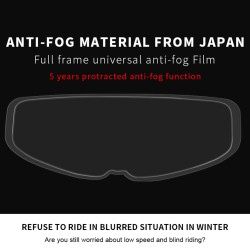 Motorcycle Helmet Anti Fog Film Full Helmet Lens Anti Fog Sticker Helmet General Anti Fog Film