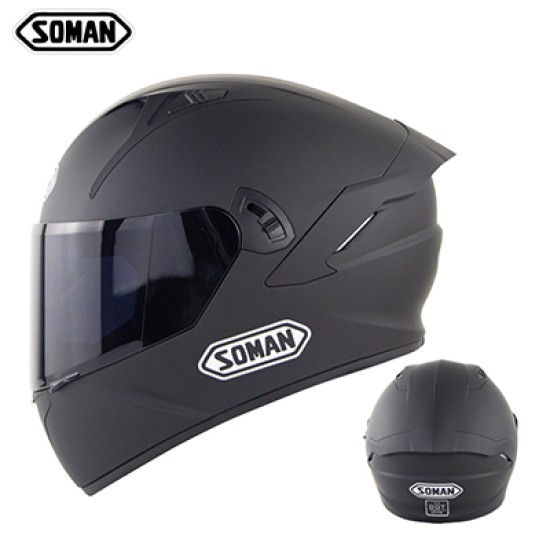 Motorcycle Helmet Anti-Fog Lens sith Fast Release Buckle and Ventilation System Wearable Ergonomic Helmet Suzuki Blue_XL