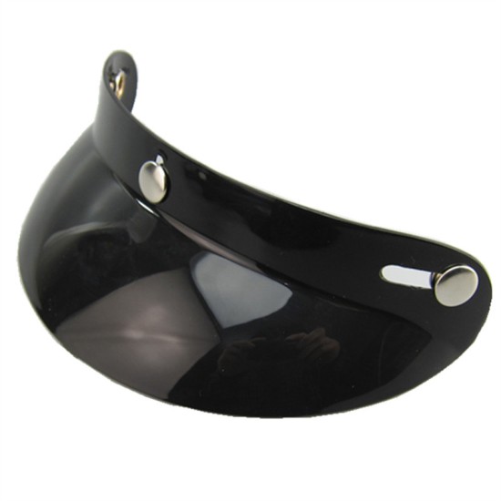 Motorcycle Helmet Brim Three-buckle Motorcycle Cycling Helmet Peak Top Sun Shade Visor Shield black