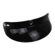 Motorcycle Helmet Brim Three-buckle Motorcycle Cycling Helmet Peak Top Sun Shade Visor Shield black