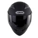 Motorcycle Helmet Men Women Full Face Helmet Moto Riding Motocross Motorbike Helmet  Matte black with tea lens_L