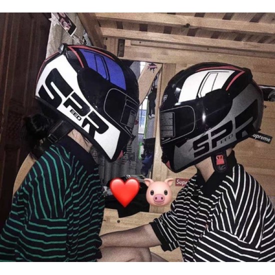 Motorcycle Helmet cool Modular Moto Helmet With Inner Sun Visor Safety Double Lens Racing Full Face the Helmet Moto Helmet little turtle_XXXL