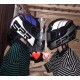 Motorcycle Helmet cool Modular Moto Helmet With Inner Sun Visor Safety Double Lens Racing Full Face the Helmet Moto Helmet little turtle_XXXL