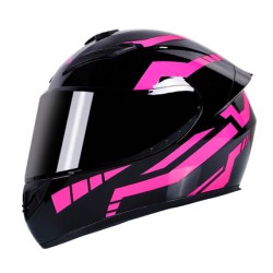 Motorcycle Helmet cool Modular Moto Helmet With Inner Sun Visor Safety Double Lens Racing Full Face the Helmet Moto Helmet Samurai_M