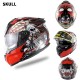 Motorcycle Racing Helmet Men and Women Motorcycle Helmet Double Lenses Compatiable with Glasses Safe ECE Standard Helmet Motorcycle Accessaries Demon_M