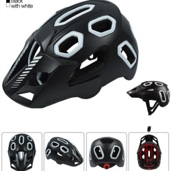 Riding Helmet Bicycle Floppy Hat Mountain Bike Helmet for Women and Men Black ash_One size