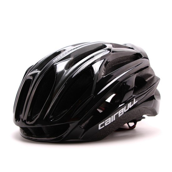 Ultralight Racing Cycling Helmet with Sunglasses Intergrally molded MTB Bicycle Helmet Mountain Road Bike Helmet black_M (54-58CM)