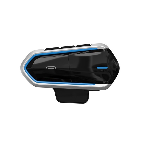 Waterproof QTB35 Motorcycle Bluetooth Helmet Headset FM Radio CSR Helmet Bluetooth Headset Blue edge