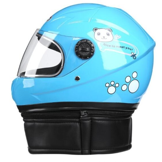 Winter Motorcycle Riding Helmet Electric Bike Helmet Children Outdoor Safety helmet Pink