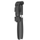 Bluetooth Selfie Stick 3 in 1 Extendable Handheld Monopod Mini Tripod with Remote Shutter black