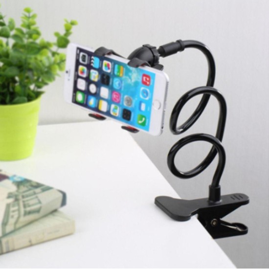 Mobile  Phone  Stand Universal 360 Rotate Holder Desktop Bed Stand For Phone Gps Random