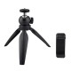 Mobile Bracket Desktop Mini Folding Multi-function Adjustable Mini Tripod Plastic Bracket VLOG Tripod black