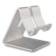 Mobile Phone Holder Stand Aluminium Alloy Metal Tablet Desk Holders Cellphone Stands  Silver grey