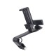 Mobile Phone Holder, Universal Bracket With Luminous Parking Number For Center Console Sun Visor 360 Degree Rotation Quick Disassembly Design black